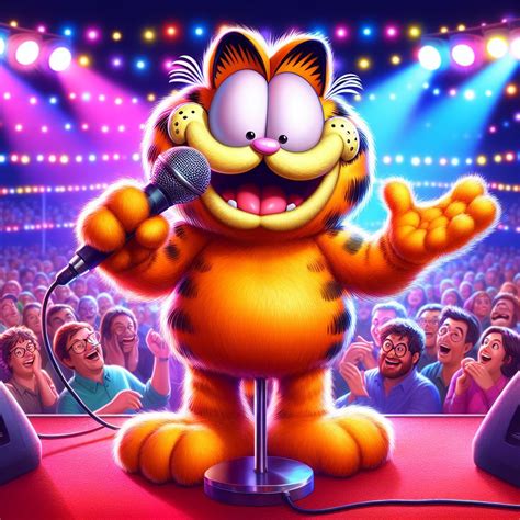 live action garfield as a comedian by alteregobro on DeviantArt