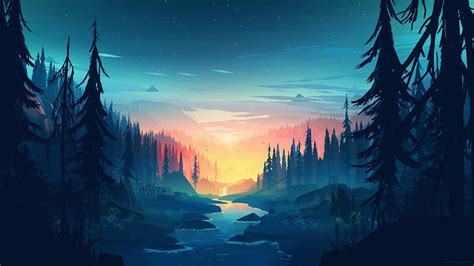 Dusk Forest Wallpapers - Top Free Dusk Forest Backgrounds - WallpaperAccess