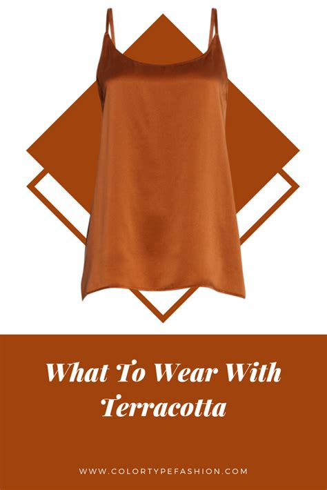 Colors To Wear With Terracotta | Colour combinations fashion, Terracotta outfit, Color