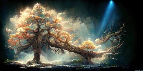 Yggdrasil de la mitología nórdica conocido por ser el árbol de la vida ...