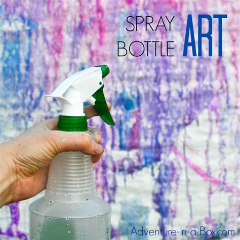 Spray Bottle Art | Adventure in a Box