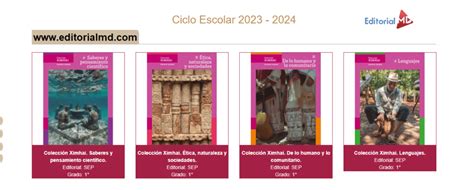 Descarga Nuevos libros de Texto Secundaria 2023-2024