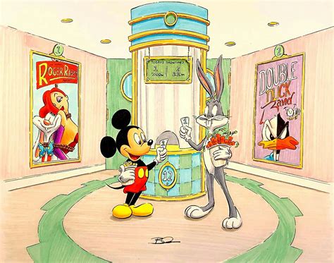 Mickey Mouse . Bugs Bunny | Retro disney, Disney crossover, Disney