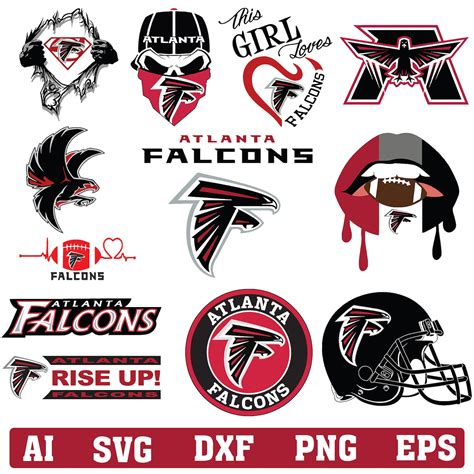 Atlanta Falcons Logo NFL Football SVG cut file for cricut | Etsy