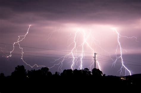 Lightning Storm Clouds from the sky image - Free stock photo - Public ...