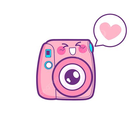 Cute Camera Clipart Vector, Cute Camera Sticker Emoticon, Camera Icons, Cute Icons, Sticker ...