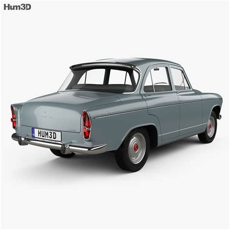 Simca Aronde P60 Elysee 1958 3D model - Vehicles on Hum3D