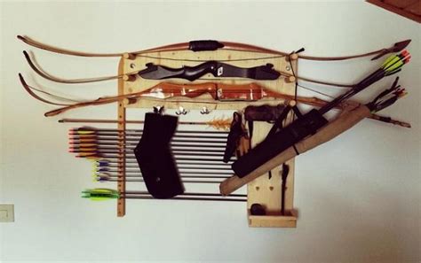 11 DIY Bow Rack Plans You Can Make Easily - Mint Design Blog