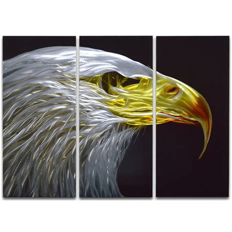 Eagle Eye | 82 x 60 cm | 3 Panels | Metal Artscape