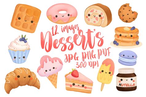 Free kawaii food clipart, Download Free kawaii food clipart png images ...