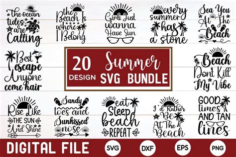 Summer SVG Bundle Bundle · Creative Fabrica