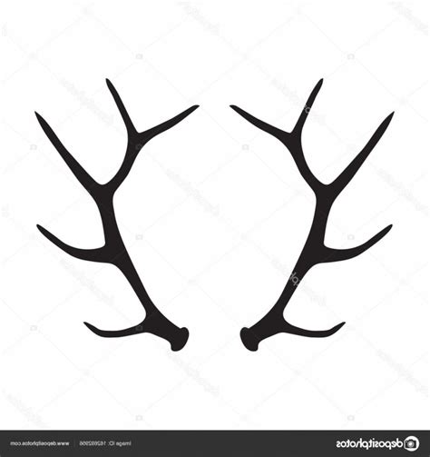 Elk Antler Vector at Vectorified.com | Collection of Elk Antler Vector ...