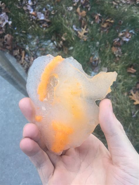 Cheetos frozen in ice. : r/mildlyinteresting