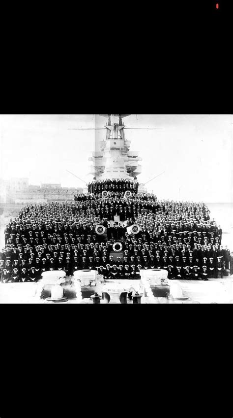 Last crew photograph of HMS hood in 1939. In 1941 she would sink in 15 minutes only leaving 3 ...