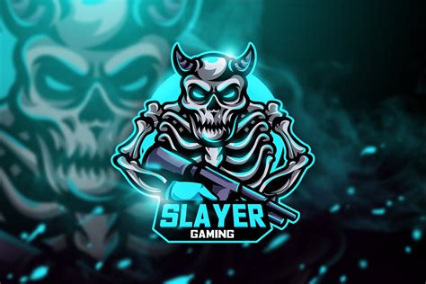 Slayer Gaming - Mascot & Esport Logo | Creative Logo Templates ~ Creative Market