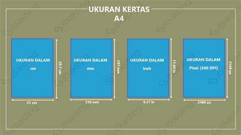 Ukuran kertas a4 - exponsa