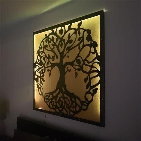 Handmade Backlit Wall Art by Juno Ironcraft LLC | CustomMade.com