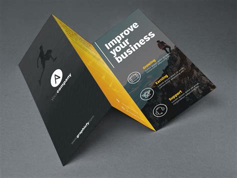 Tri Fold Brochure Template PSD - Brochure Templates - Graphicfy