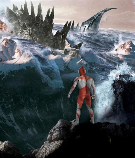 Godzilla vs Ultraman by ThrillerzillaArt on DeviantArt