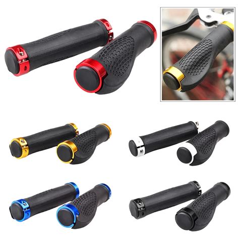 1 Pair Mountain Road Bicycle Handlebar Grips Ergonomic Rubber Bike Handle Grips Cycling Riding ...