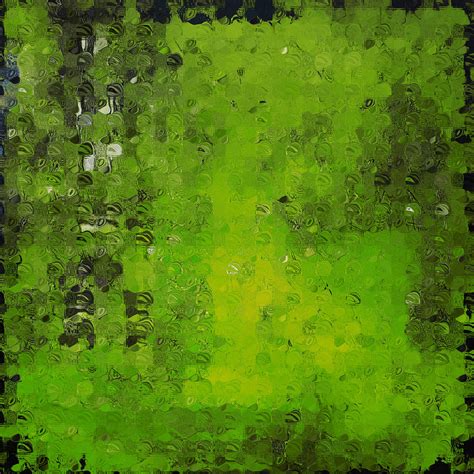 Abstract Painting Print Green Painting by Andrada Anghel