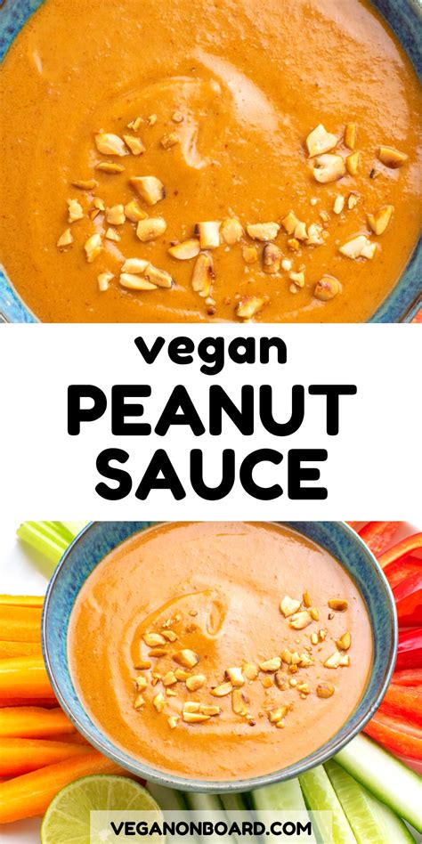 Vegan Satay Sauce - Vegan on Board