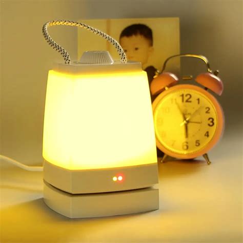 LED Night Light Stepless Dimming Portable Usb Home Bedroom Eyes Protection Baby Feeding Lamp ...