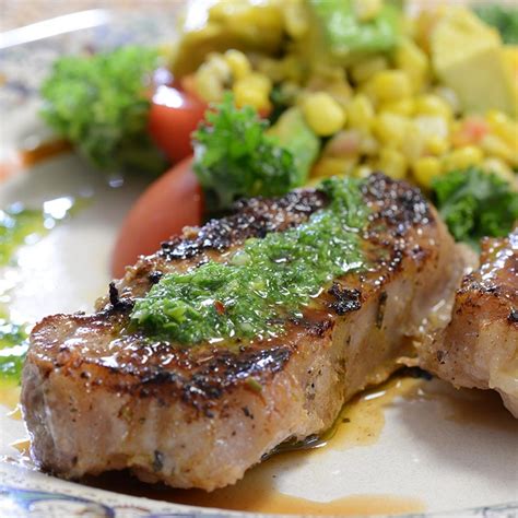 Grilled Iberico Pork Tenderloin with Chimichurri Sauce Recipe