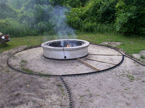 Round Concrete Fire Pit