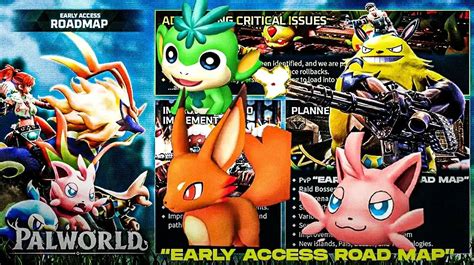 Palworld Early Access Road Map Includes PvP, New Pals & More