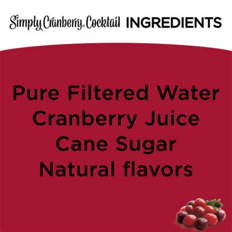 Simply Cranberry Cocktail Fruit All Natural Juice, 52 fl oz - Fred Meyer