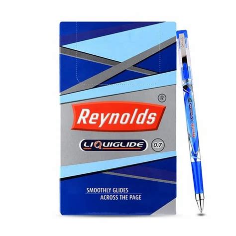 1 Plastic Reynolds Blue Ball Pen, For Writing at Rs 65/box in Noida | ID: 26110352988