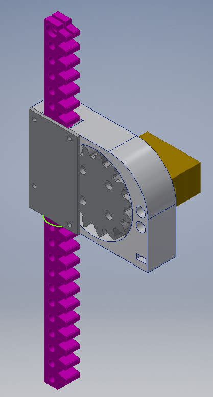 Rack and pinion design – Acting Fishy