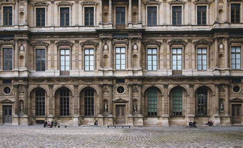 Louvre Palace Facade - modlar.com