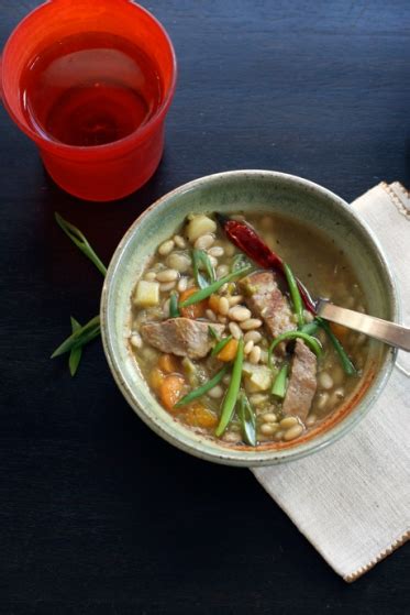 Tepary Bean, Pork & Winter Vegetable Soup