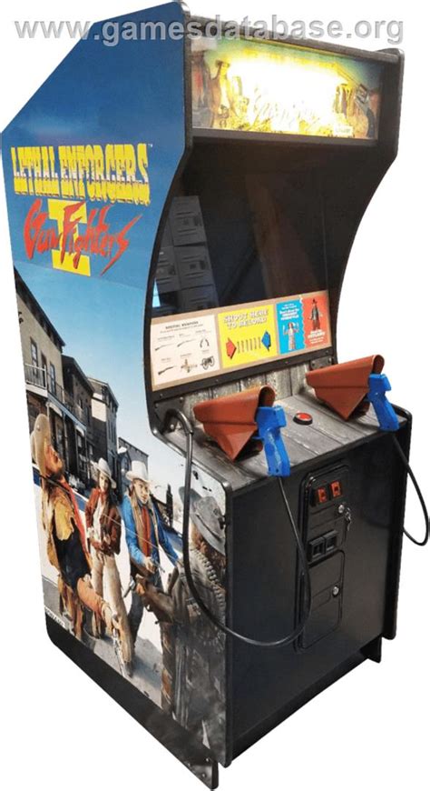 Lethal Enforcers II: Gun Fighters - Arcade - Artwork - Cabinet