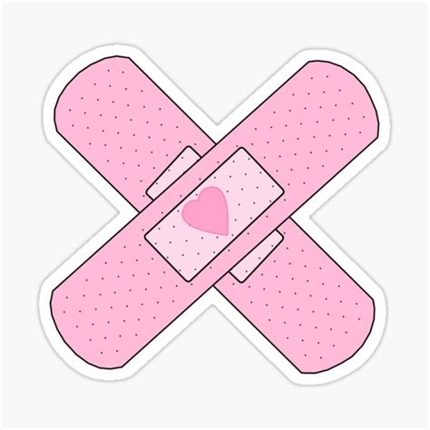 "BROKEN HEART" Sticker for Sale by Kinokocchi | Redbubble