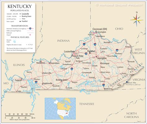 Kentucky State Usa Map - Emalee Mirabelle