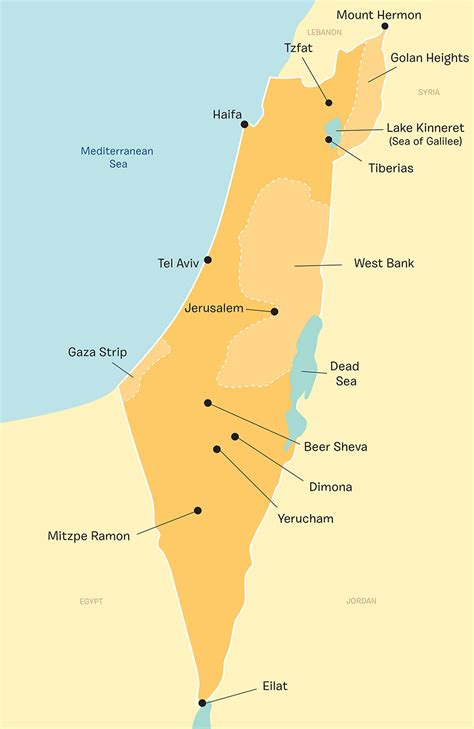 Israel Map: Regions, Geography, Facts Figures Infoplease, 41% OFF