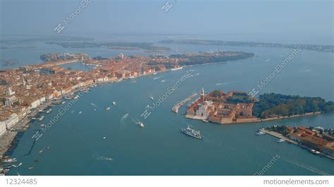 Aerial View Of Venice Italy Stock video footage | 12324485