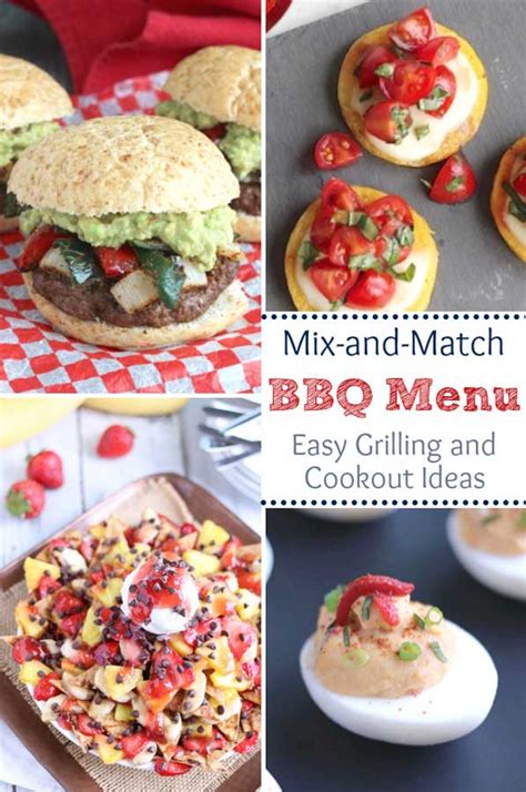 Mix-and-Match Easy BBQ Menu Ideas - Two Healthy Kitchens