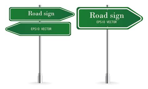 Premium Vector | Way Road traffic sign set