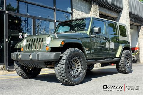 Jeep Wrangler with 20in Black Rhino Madness Wheels exclusively from ...