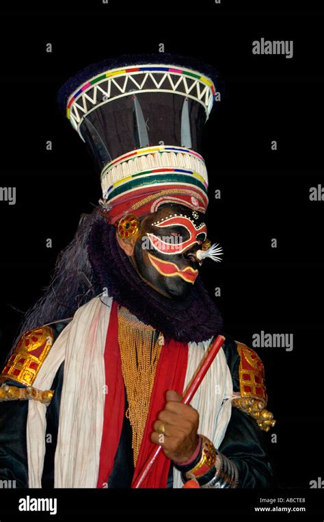 Kathakali dancer and performer Kerala South india Stock Photo - Alamy