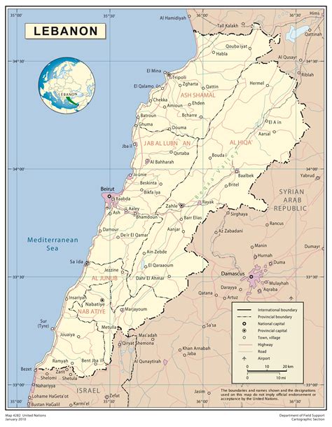 Large detailed map of Lebanon. Lebanon large detailed map | Vidiani.com | Maps of all countries ...