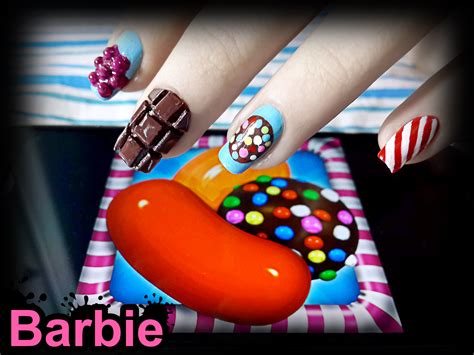 Candy Crush Nails by BarbieNailArt on DeviantArt