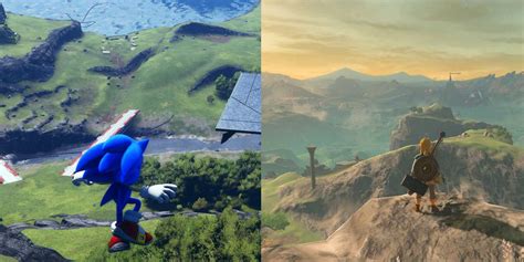 Sonic Frontiers: How the Starfall Islands Compare to Breath of the Wild's Large Map