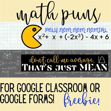 Math Puns Google Classroom Headers