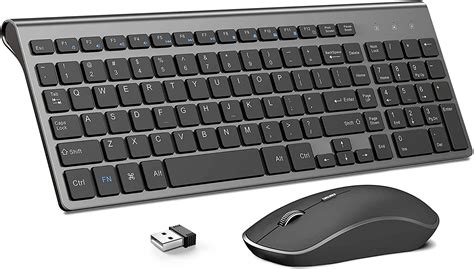 Buy Wireless Keyboard and Mouse,J JOYACCESS 2.4G Ergonomic and Slim ...