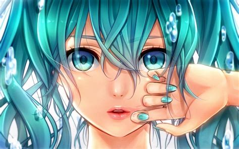 Blue Hair Anime Wallpapers - Top Free Blue Hair Anime Backgrounds - WallpaperAccess